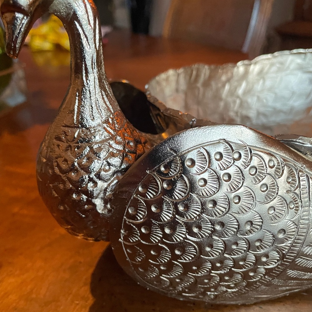 Gold Peacock Decorative Bowl - Picture 4 of 6